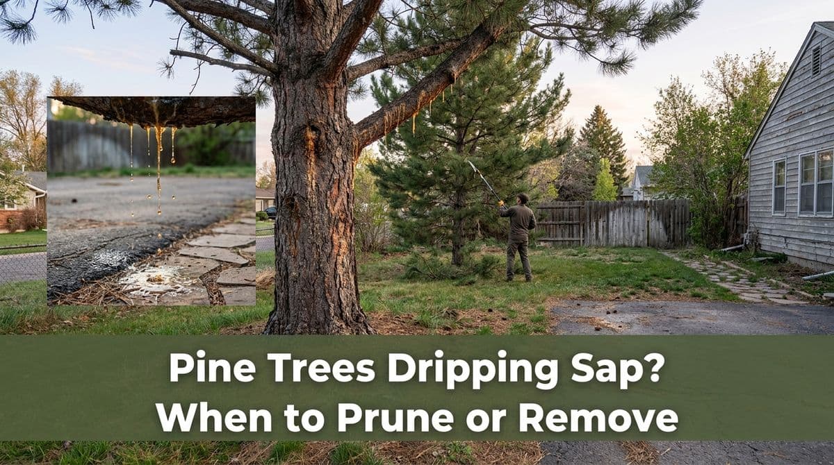 Pine Trees Dripping Sap? When to Prune or Remove image